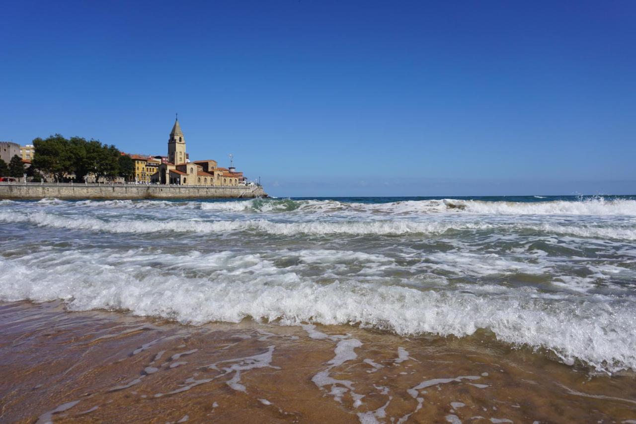 기욘 Apartamento Centrico Y Proximo A La Playa 아파트 외부 사진
